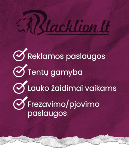 Blacklion.lt - juodai gera reklama